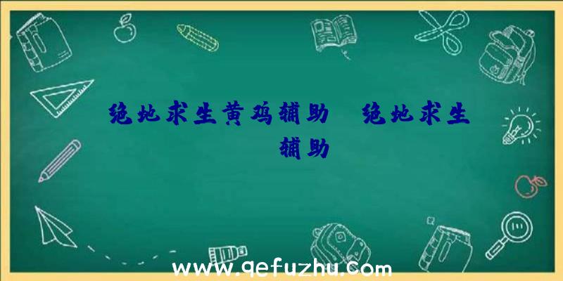 「绝地求生黄鸡辅助」|绝地求生atb辅助